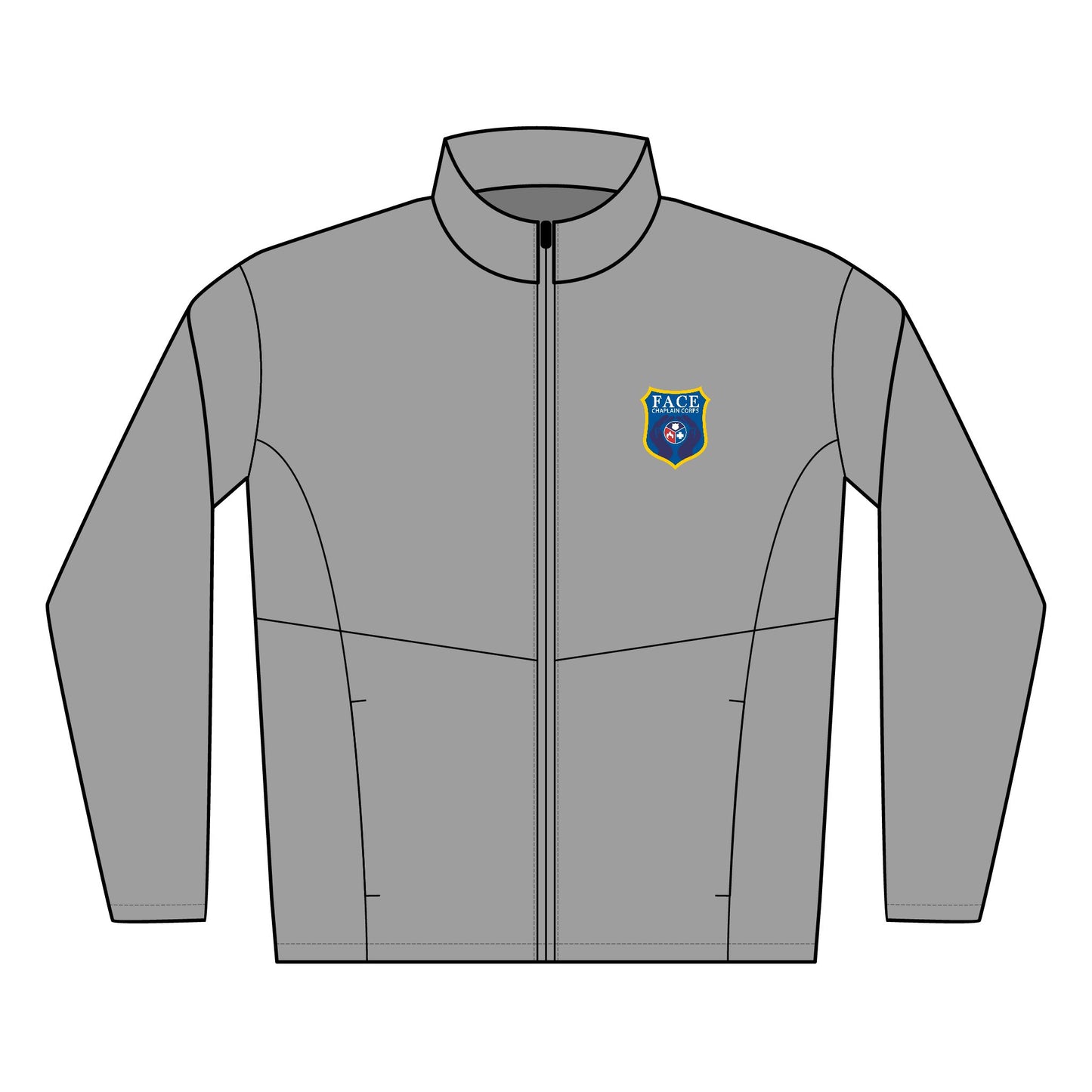 Embroidered Soft Shell Jacket – Men's Lightweight Logo Outerwear