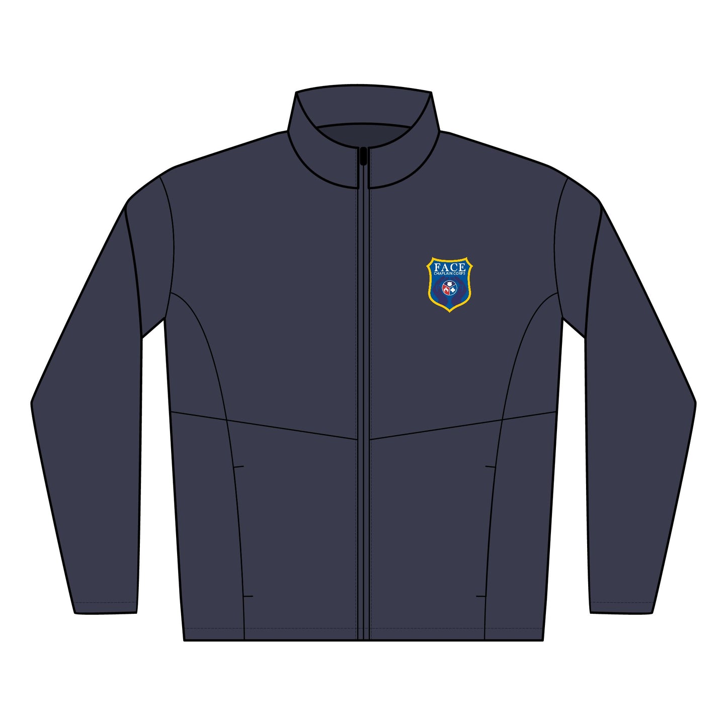 Embroidered Soft Shell Jacket – Men's Lightweight Logo Outerwear