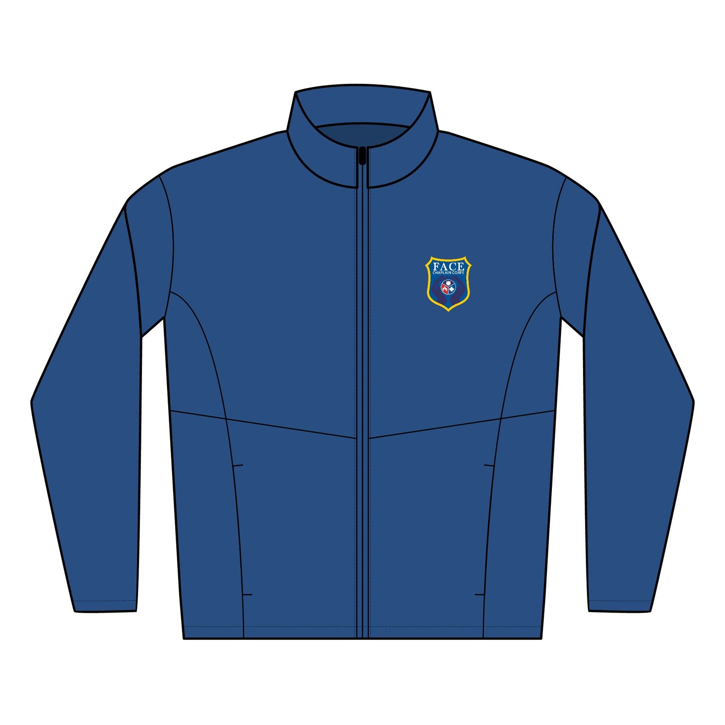 Embroidered Soft Shell Jacket – Men's Lightweight Logo Outerwear
