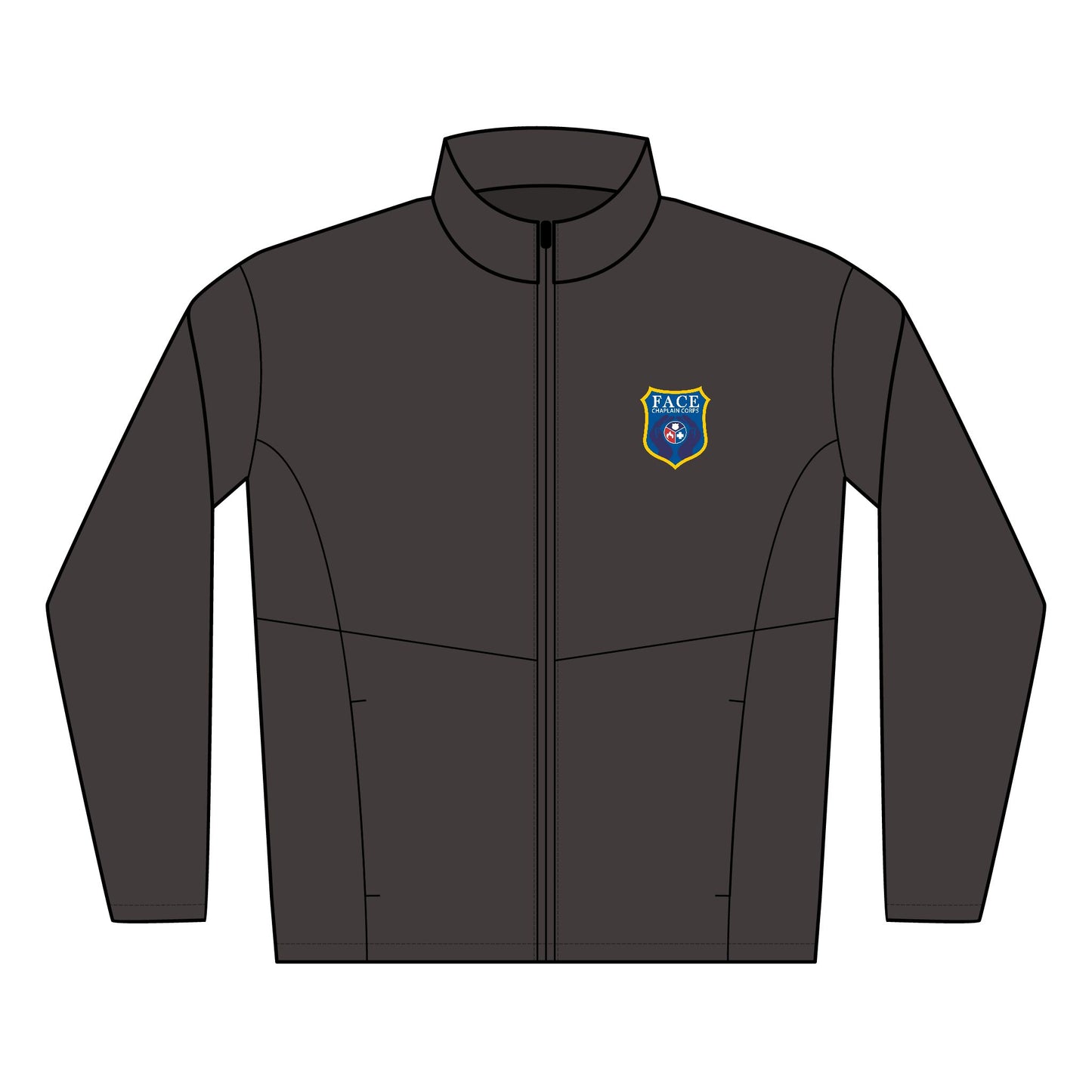 Embroidered Soft Shell Jacket – Men's Lightweight Logo Outerwear