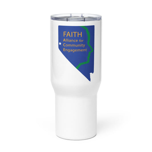 Travel mug w/ handle (FACE Logo)