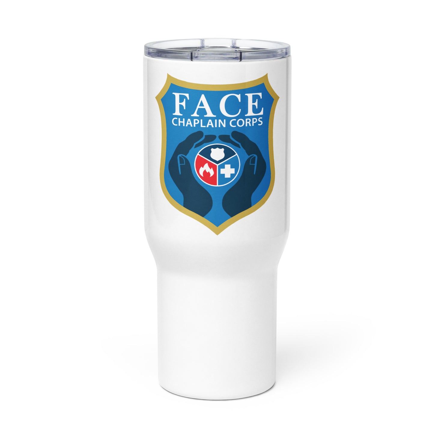 Travel mug w/ handle (Corps logo)