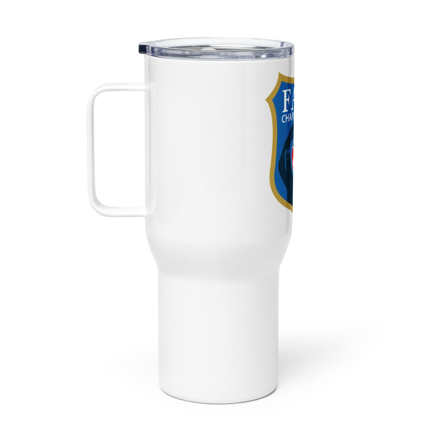 Travel mug w/ handle (Corps logo)