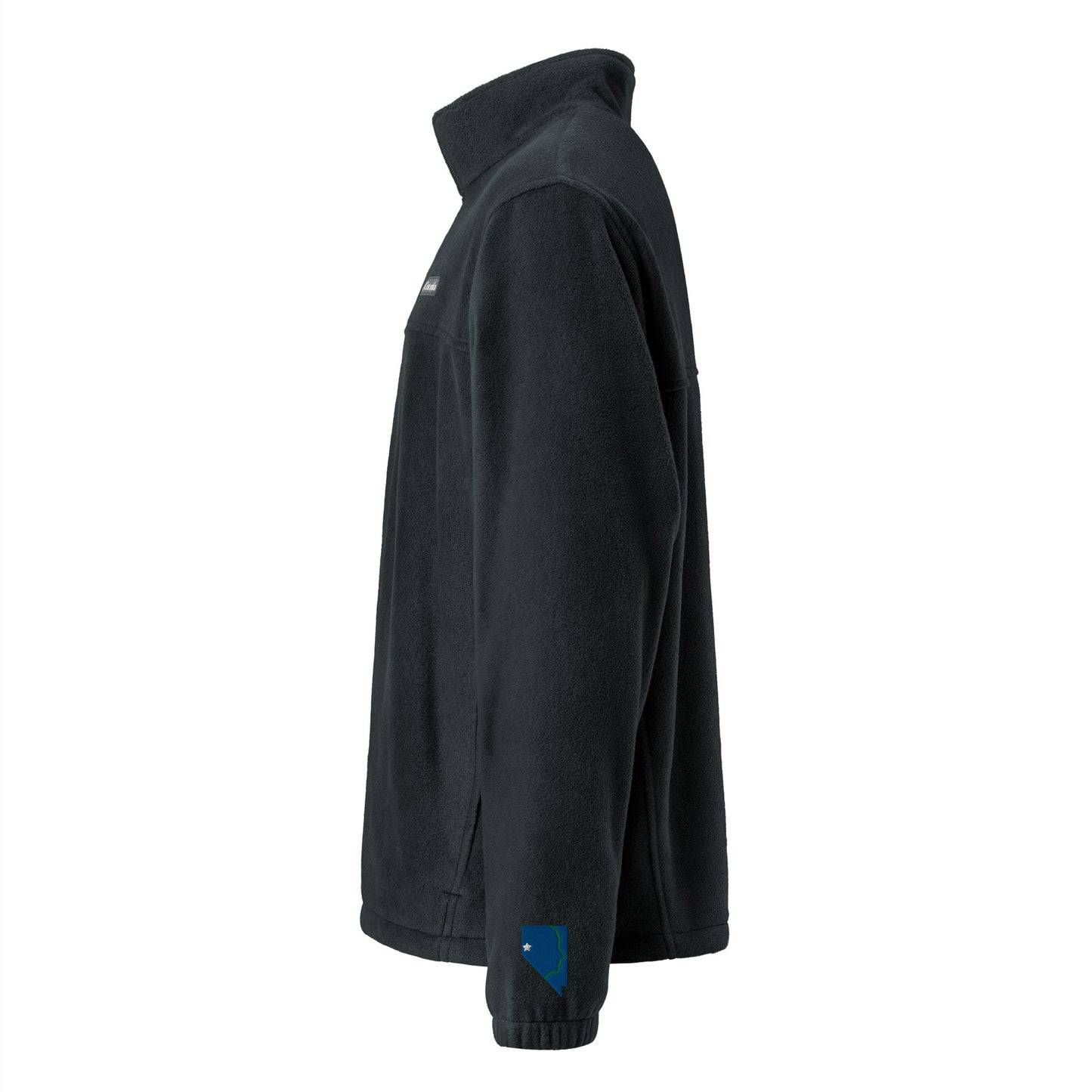 Unisex Columbia fleece jacket (Logo on chest, NV on Sleeve, CHAPLAIN on other sleeve)