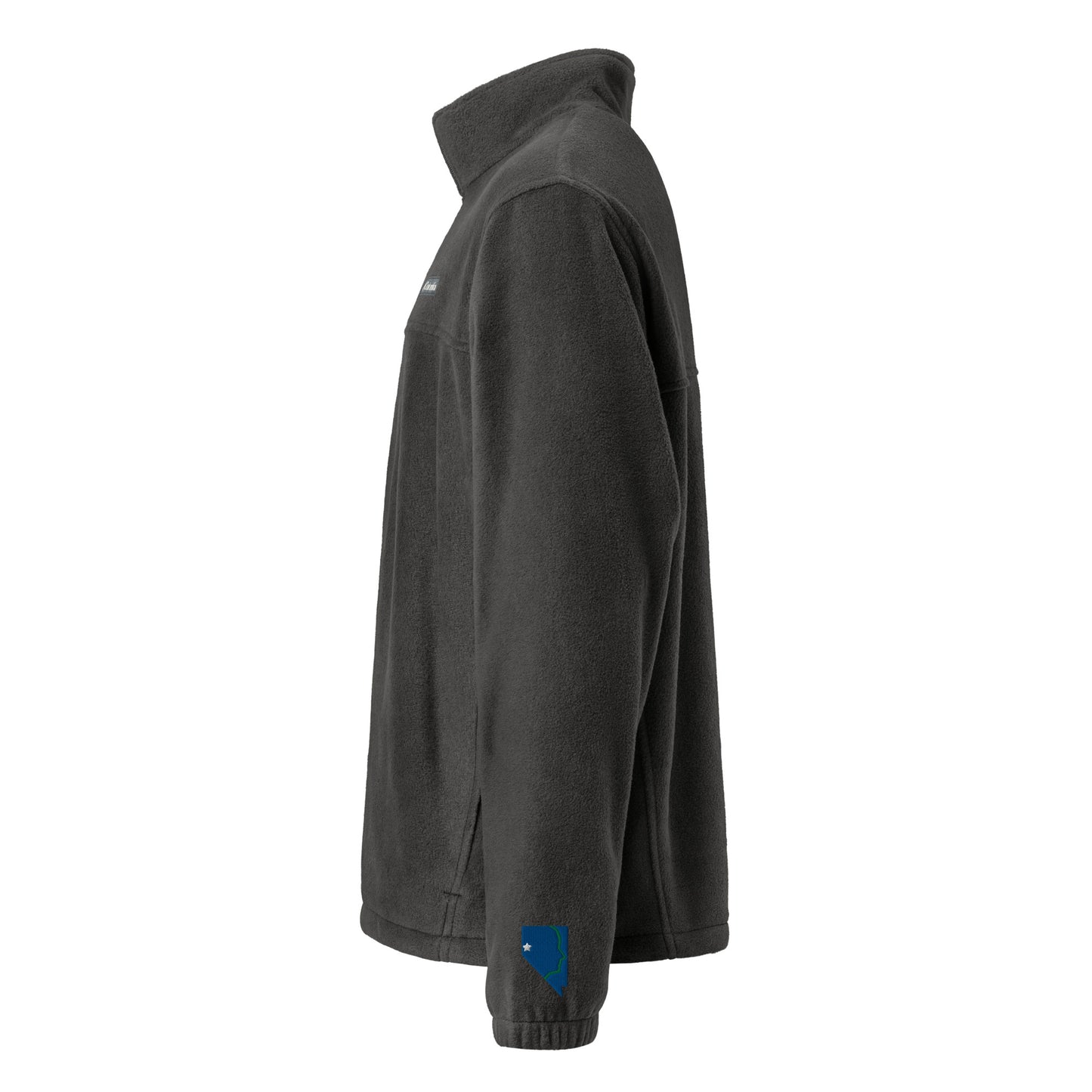 Unisex Columbia fleece jacket (Logo on chest, NV on Sleeve, CHAPLAIN on other sleeve)