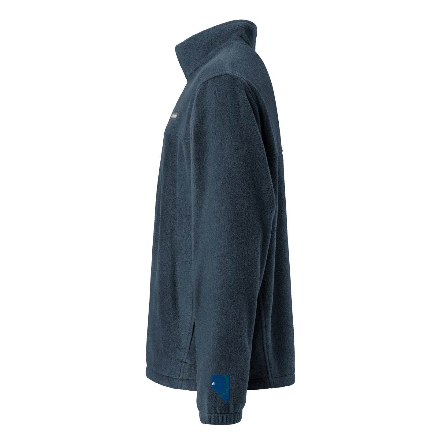 Unisex Columbia fleece jacket (Logo on chest, NV on Sleeve, CHAPLAIN on other sleeve)