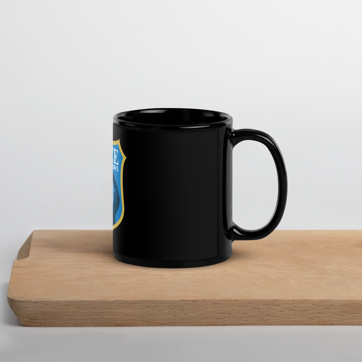Black Glossy Mug (Corps Logo)